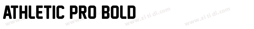 Athletic Pro Bold字体转换